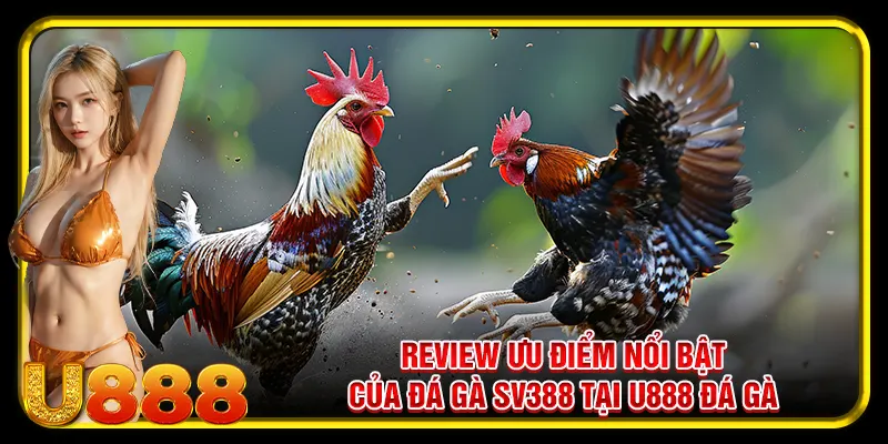Review ưu điểm nổi bật của đá gà sv388 tại U888 đá gà